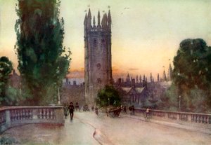 マグダレンの鐘楼、オックスフォード、オックスフォードシャー、1924-1926 作： George F Nicholls