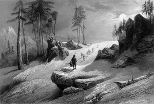 「Choor 山を渡る」、1838 年。