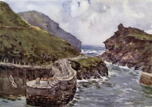 ボスキャッスル（カラーリトグラフ 作： George Franck Nicholls