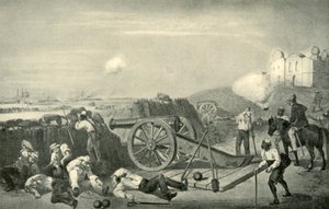 1857年、デリーの前の電池の重い日、1901年。