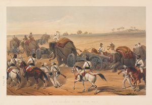 ？包囲列車の前進？、1857