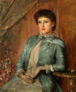 リリーラングトリーの肖像、1884 作： George Frank Miles