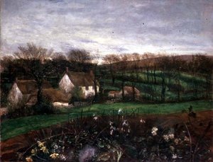 窓から見える陽気な春 作： George Frederic Watts