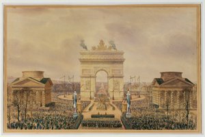 1840年12月15日、ナポレオン1世の遺灰が返還された。 作： ジョージフレデリックワッツ
