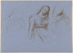 「時間と死」のための死の研究 作： George Frederic Watts