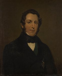 ジェームズ・アンドリュー・ブラウン・ラムゼイの肖像、初代ダルハウジー侯爵（1812-1860）、1833-60年頃（キャンバスに油彩） 作： George Frederick Clarke