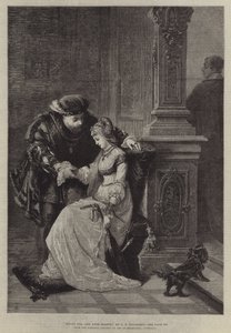 ヘンリー8世、アンブーリン 作： George Frederick Folingsby