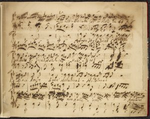R.M.20.f.12, no.2 その他のコレクションとセレクション vol. VI.、c.1735-50（紙にインク） 作： George Frederick Handel