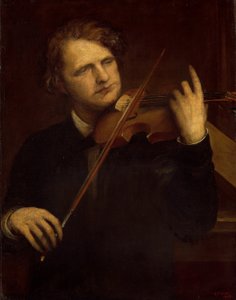 ランプライトの研究: Herr Joachim 作： George Frederick Watts