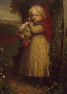 赤ずきんちゃん、1890 年。 作： George Frederick Watts