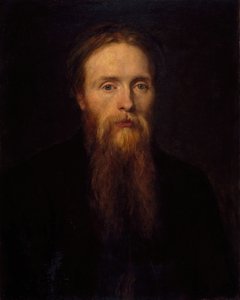サー・エドワード・バーン・ジョーンズの肖像 1833-1898, 1870 . 作： George Frederick Watts