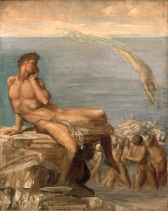 ギリシャの詩の天才、1878 作： George Frederick Watts