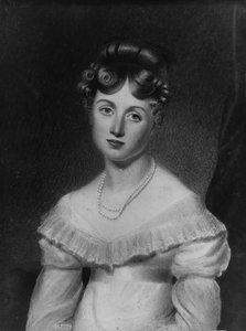 婦人の肖像、ca。 1825年。 作： George Freeman