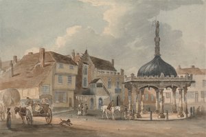 コーンヒルとムートホール、イプスウィッチ 作： George Frost