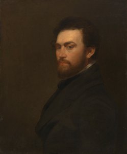 ジョージ・フラーの自画像、1860 年以前。 作： George Fuller