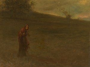 単純な収集者、c。 1880年。 作： George Fuller