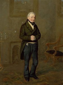 ヨークシャーのブラマムパークの世帯主の肖像画、ジョンポロック（1769-1837）、1822年頃（キャンバスに油彩）として識別