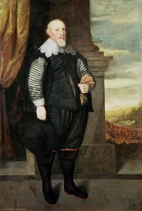 アーサー・イングラム卿の肖像（c.1570-1642）1638（キャンバスに油彩） 作： George Geldorp