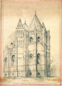 スケッチ、1860年頃（紙 作： George Gilbert Scott
