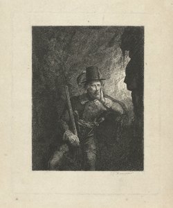 洞窟の武装強盗 作： George Gillis Haanen