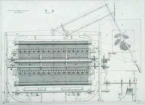 チャールズ・トムリンソン編「Cyclopaedia of Useful Arts & Manufactures」より刺繍枠（1880年代頃、彫刻）