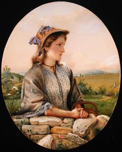 カントリーガール 作： George Goodwin Kilburne