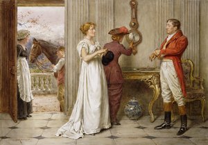 南風と曇り空、 作： George Goodwin Kilburne