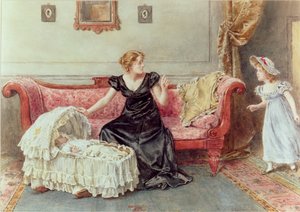 静けさ！ 作： George Goodwin Kilburne
