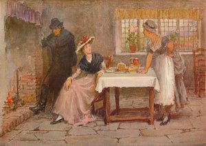 ランガムスケッチ：シェルター、c1885 作： George Goodwin Kilburne