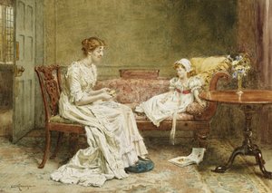 架空の病気、 作： George Goodwin Kilburne