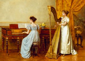 音楽室 作： George Goodwin Kilburne
