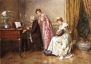 ザ・トリオ 作： George Goodwin Kilburne