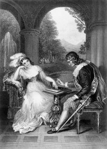 ジョージ・ゴードン・バイロン（1788-1824）の作品からの挿絵、バイロン卿全集より、エングレーヴィング