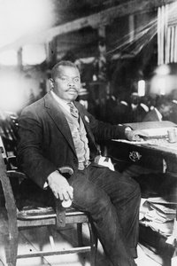 マーカス・ガーベイ (1887-1940)、汎アフリカ主義者でジャマイカの国民的英雄