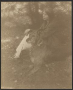 [犬を連れた女］ 作： George H. Seeley