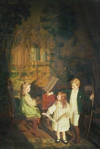 チェンバロで：私の子供たち 作： George Harcourt