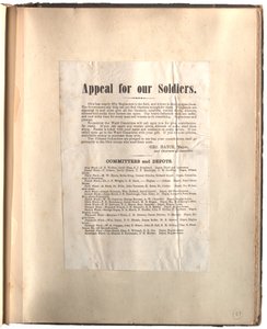 私たちの兵士への訴え、オハイオ[スクラップブック]、c.1861-1865 作： George Hatch