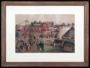 クロイドンフェア、1833年（クレヨン） 作： George Hawkins