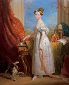 ビクトリア王女の肖像 作： George Hayter