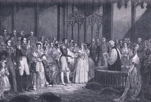 ビクトリア女王の結婚AD 1840