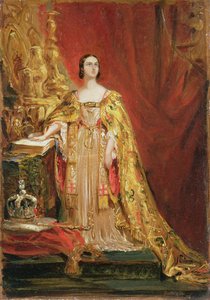 ビクトリア女王（1819-1901）戴冠式の宣誓、1838年6月28日