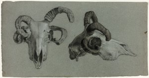 ラムズの頭蓋骨 作： George Hayter