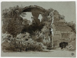 プレトリアンの間、ハドリアヌスの別荘 作： George Hayter