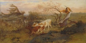 伝説の風、1862 作： George Hemming Mason