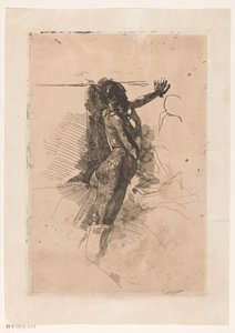 立っている裸の女性 作： George Hendrik Breitner (signed by artist)