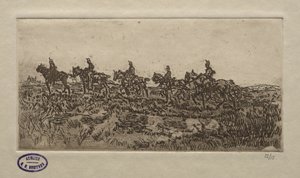 騎兵シーン。 作： George Hendrik Breitner