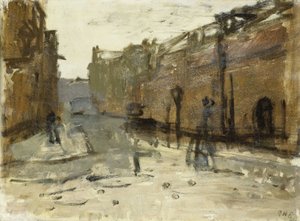 ロッテルダムでの仕事 作： George Hendrik Breitner