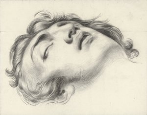 瀕死の男の頭 作： George Hendrik Breitner