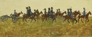 軽騎兵の機動 作： George Hendrik Breitner