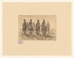 疾走する軽騎兵 作： George Hendrik Breitner